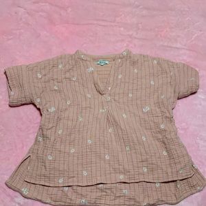 Madswell v neck cotton shirt